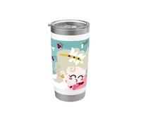 María Antonieta Kawaii Vaso térmico de acero inoxidable de doble pared