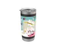 María Antonieta Kawaii Vaso térmico de acero inoxidable de doble pared