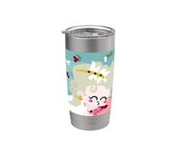 María Antonieta Kawaii Vaso térmico de acero inoxidable de doble pared