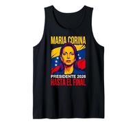 María Corina Presidente 2026 hasta El Final Venezuela Camiseta sin Mangas