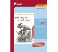 Maria Edelmann Hans Joachim Schädlich: Der Sprachabschneider: Unterr (Broschre)