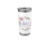 María Flor Vaso térmico de acero inoxidable de doble pared