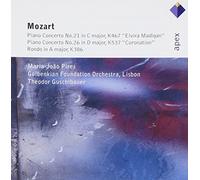 Maria-Joao Pires, Theodor Guschlbauer & Gulbenkian Orchestra - Mozart : Piano Concertos Nos 21, 26 & Rondo - Apex