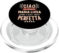 Maria Luisa Idea Regalo Personalizzata Amica Nome Divertente PopSockets PopGrip para MagSafe