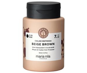 Maria Nila Colour Refresh Mascarilla capilar de color 7.23 Beige Brown, 100 ml