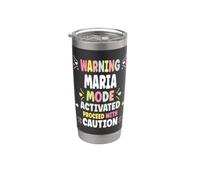 MARIA Personalized Women's Gift Custom MARIA Vaso térmico de acero inoxidable de doble pared