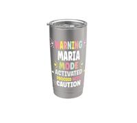MARIA Personalized Women's Gift Custom MARIA Vaso térmico de acero inoxidable de doble pared