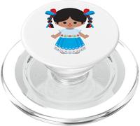 María The Mexican Rag Doll Mazahua Traditional Otomi PopSockets PopGrip para MagSafe