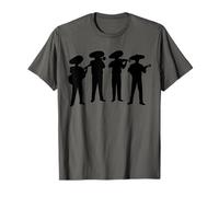 Mariachi Band Quartet Fiesta Mexicana Charro Orgullo Latino Camiseta