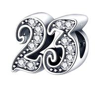 MariaFonte Charm New 2025 compatible todas las marcas 23 años cumpleaños aniversario colgantes originales plata madre Bead amuleto corazón Navidad