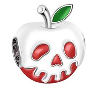 MariaFonte Charm New 2025 Mela Roja Halloween Amuleto Oro Plata Colgantes Originales Charming Beads Plata Amistas Mamma Bead Compatibles Corazón Familia Cuentas Navidad Mujer Pulsera