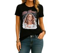 Mariah Carey All I Want for Christmas - Camiseta de Navidad para mujer, Negro , S