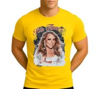 Mariah Carey All I Want for Christmas - Camiseta navideña para hombre, amarillo, S