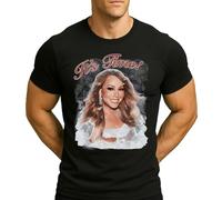 Mariah Carey All I Want for Christmas - Camiseta navideña para hombre, Negro , S