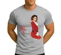 Mariah Carey Merry Christmas - Camiseta para hombre, gris, 3XL