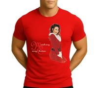 Mariah Carey Merry Christmas - Camiseta para hombre, rojo, 3XL