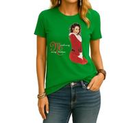 Mariah Carey Merry Christmas | Christmas Christmas - Camiseta para mujer, verde, L