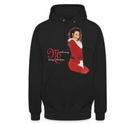 Mariah Carey Merry Christmas - Sudadera con capucha para Navidad, Negro , M