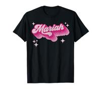 Mariah Nombre Chica Estilo Vintage 70s Personalizado Retro Camiseta