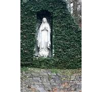 Marian Grotto at May Forest Gratitude Notebook: (6 x 9) Gratitude Hardcover Journal with Statue of the Virgin Mary located on James Island outside of Charleston SC