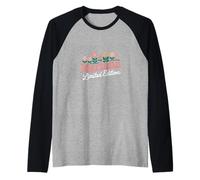 Mariana Edición Limitada Flores Nombre Personalizado Esposa Abuela Camiseta Manga Raglan