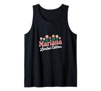 Mariana Edición Limitada Flores Nombre Personalizado Esposa Abuela Camiseta sin Mangas