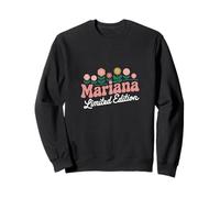 Mariana Edición Limitada Flores Nombre Personalizado Esposa Abuela Sudadera