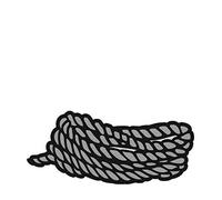 Marianne Design Craftables Plantillas de Corte y Embossing, Cuerda Náutica, para Proyectos de Manualidades de Papel, Metal, Plateado, 80x140