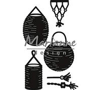 Marianne Design Craftables Plantillas de Corte y Embossing, Linterna, para Proyectos de Manualidades de Papel, Metal, Plateado, 49 x 80 mm