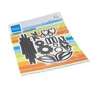 Marianne Design Craftables Plantillas de Corte y Embossing, Maíz y Girasoles por Marleen, para Proyectos de Manualidades de Papel, Silver Or White, One Size, 9
