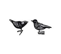Marianne Design craftables Plantillas de Corte y Embossing,tiny's Adornos de Aves, para proyectos de Manualidades de Papel, Metal, Gris, 110x160