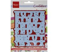 Marianne Design Creatables Troqueles con diseño Guirlande Alphabet, Metal, Azul, 9,9 x 11,4 x 0,4 cm