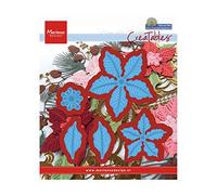 Marianne Design Creatables Troqueles con diseño Poinsetia (Petra), Metal, Azul, 15 x 13 x 0,5 cm