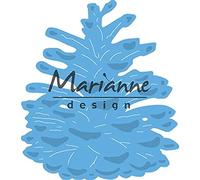 Marianne Design LR0557 Creatables Plantillas de Corte y Embossing, Piña de Pino, para Proyectos de Manualidades de Papel, Metal, Azul Claro, 4,5 x 5,6 cm