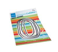 Marianne Design Marleen Craftables - Fondos largos para manualidades de papel, talla única, color plateado o blanco