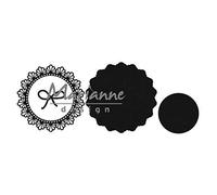 Marianne Design Troqueles con Diseño Círculo De Guita, Metal, Gris, 18x14.8x0.2 cm