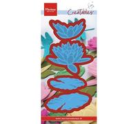 Marianne Design Troqueles con Diseño Tiny'S Lirio De Agua L, Metal, Azul, 9 x 20 x 0,5 cm