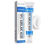 Marianp Crema de ácido azelaico 10% para la cara - Crema para el acné, rosácea, alivio de brotes de acné, pigmentación de puntos negros y enrojecimiento - Gel de ácido azelaico p