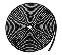 MARICATO Burlete Cepillo para Ventana Corredera - 6M(L) X 9mm(W) x 5mm(D), Junta Autoadhesiva Aislante, Cortable, Anti Frío y Ruido - Negro