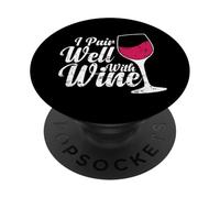 Maridaje bien con vino PopSockets PopGrip Adhesivo