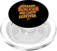 Marido de un sobreviviente de cáncer de Hueso Hombres PopSockets PopGrip para MagSafe