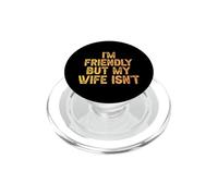 Marido Divertido Matrimonio Humor Soy Amable Pero Mi Esposa No Es PopSockets PopGrip para MagSafe