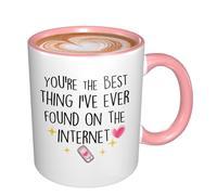 Marido, Esposa, Eres Lo Mejor Que Encontré En Internet. Taza Cerámica Taza De Café Con Asa Tazas Para Hogar Amigo Leche 330Ml