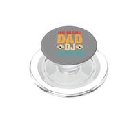 Marido, papá, DJ, Leyenda, Retro, Disco de Vinilo, Amante de la música PopSockets PopGrip para MagSafe