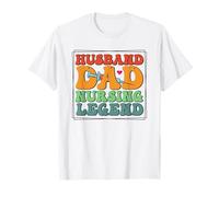 Marido Papá Enfermería Leyenda - Retro Medical Camiseta