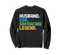 Marido Papá Sim Racing Legend Esport Car Racing Sim Divertido Sudadera