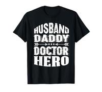 Marido Papi Médico Héroe Médico Profesión Especialista Phy Camiseta
