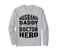 Marido Papi Médico Héroe Médico Profesión Especialista Phy Manga Larga