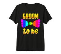 Marido para Ser Amor Boda Matrimonio Gay Hombre Comprometido Hombres Diversión Camiseta Premium