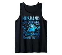Marido Y Esposa Cruise Partners For Life Cruise Vacation Camiseta sin Mangas